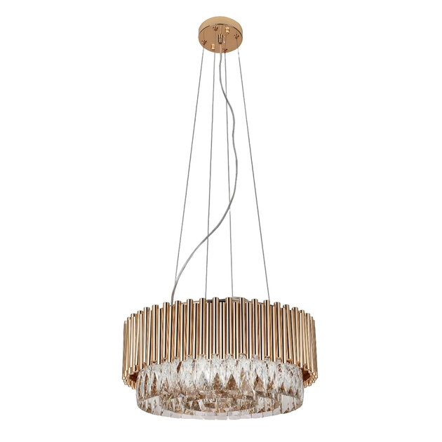 Pendente Cristal Metal Ouro Frances 45cm Notre-Dame