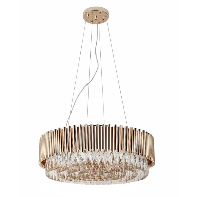 Pendente Cristal Metal Ouro Frances 60cm Notre-Dame