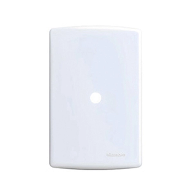 Placa Saida De Fio Com Suporte 4x2 Branco Siena