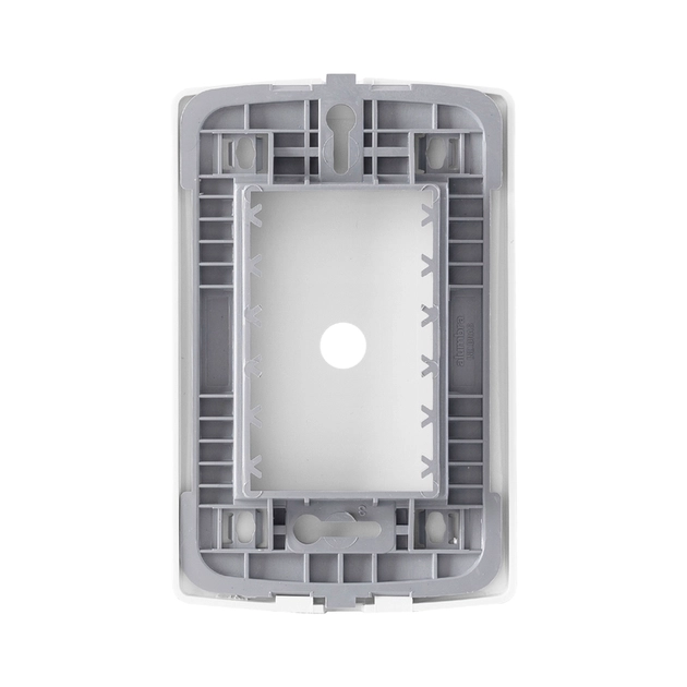 Placa Saida De Fio Com Suporte 4x2 Branco Siena