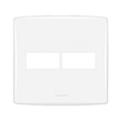 Placa 2 Módulos 4x4 Com Suporte Branco Bianco Pro