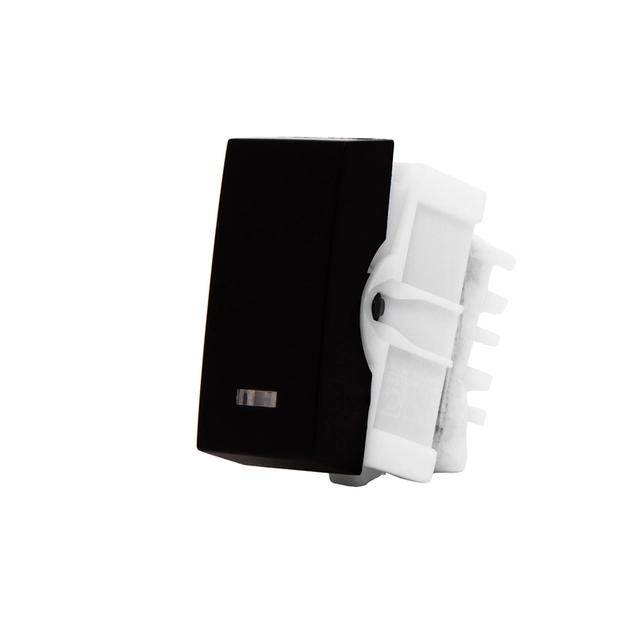 Modulo Interruptor Paralelo Com Led Preto Inova Pro Class