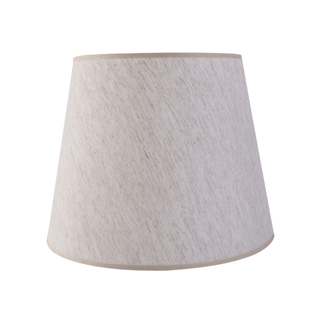 Cupula Tecido Bege Rustico Boca Larga 42cm