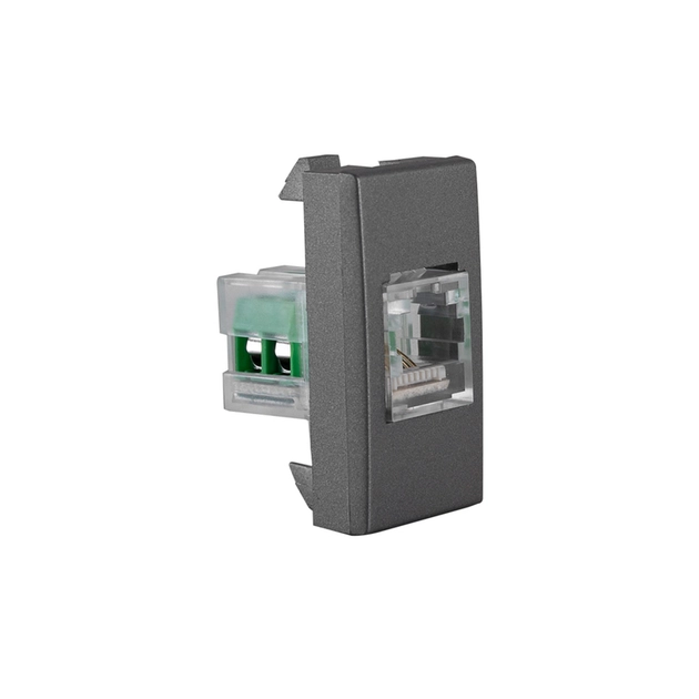 Modulo Tomada Para Telefone Rj11 Grafite Inova Pro Class