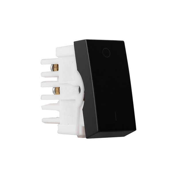 Modulo Interruptor Bipolar Simples Preto Inova Pro Class