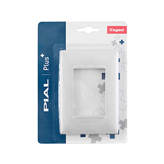 Placa 4x2 Para 3 Modulos Plastico Perola Pial Plus+