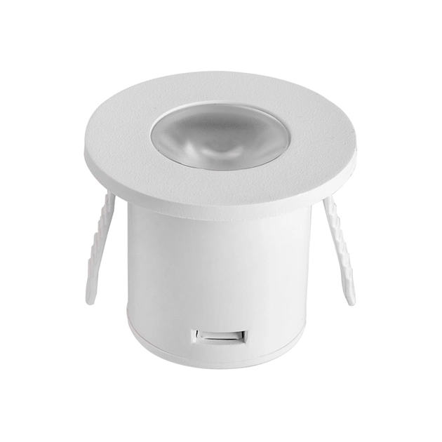 Plafon Led De Embutir Aluminio Branco 1w 30 3000k Woody