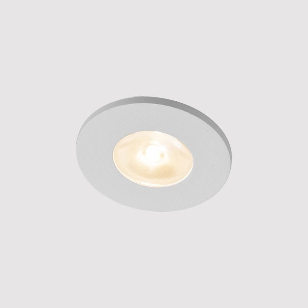 Plafon Led De Embutir Aluminio Branco 1w 30 3000k Woody