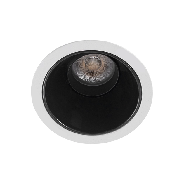 Plafon De Embutir 7w 700lm 2700k Aluminio Branco Angel