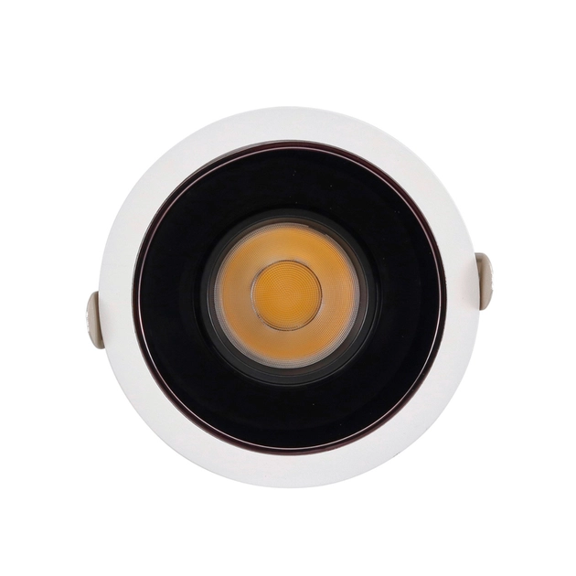 Plafon De Embutir Led 18w 1800lm 4000k Aluminio Branco Angel Eye