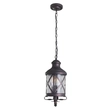 Pendente Vidro Ferro Café Ip54 Americano