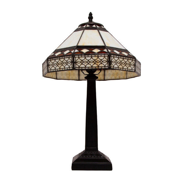 Abajur Vidro Metal Preto Multicores Vitra