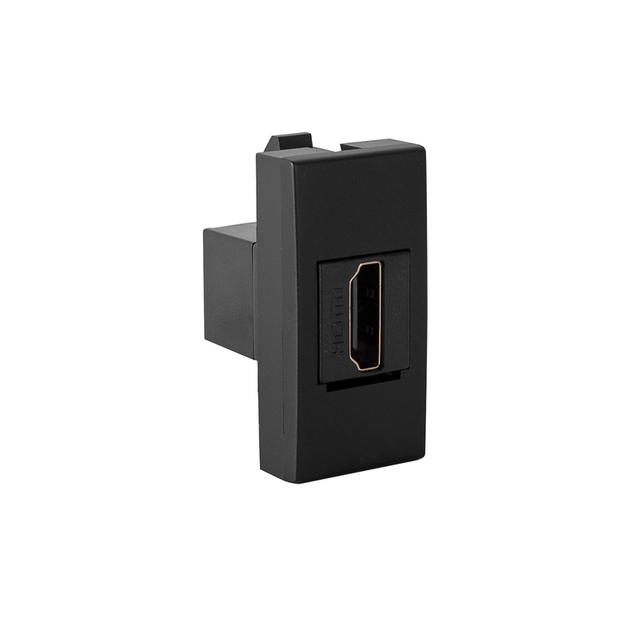 Modulo Tomada Hdmi Plastico Preto Inova Pro Class