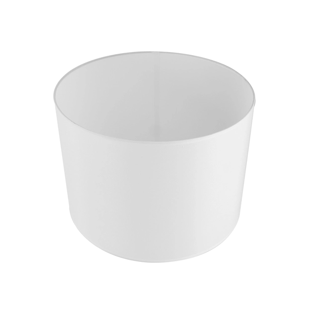 Cupula Cilindrica Para Abajur Tecido Branca 40cm