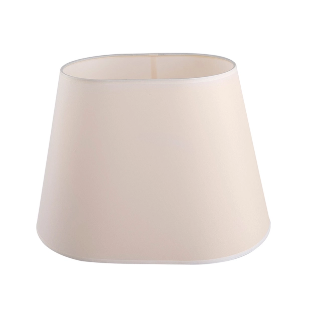 Cupula Oval Tecido Bege 45cm