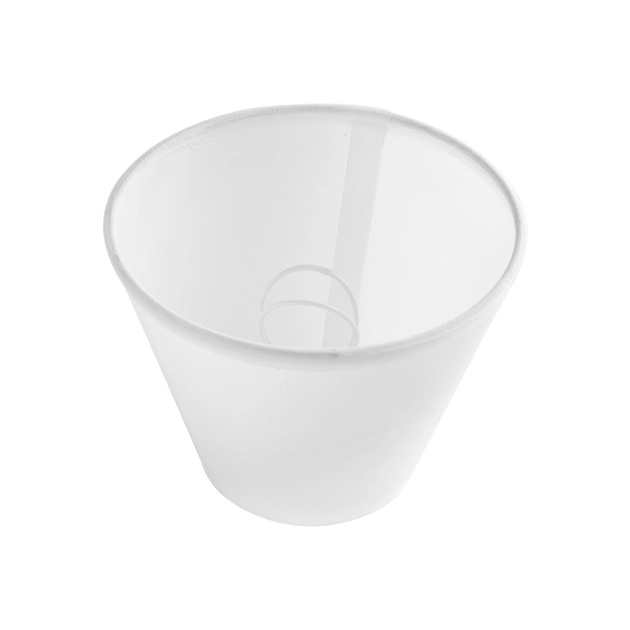 Mini Cupula Conica Tecido Branco 14cm