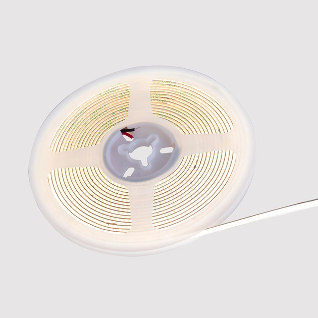 Fita De Led Mini Cob 7w Por Metro 24v Irc90 5 Metros