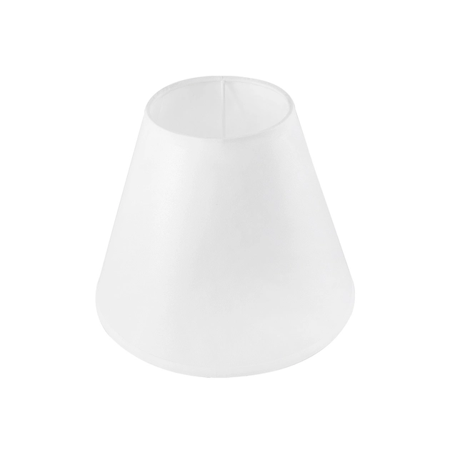 Cupula Conica Para Abajur Plastico Branco 20cm
