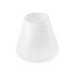 Cúpula Cônica Para Abajur Plástico Branco Ø20cm