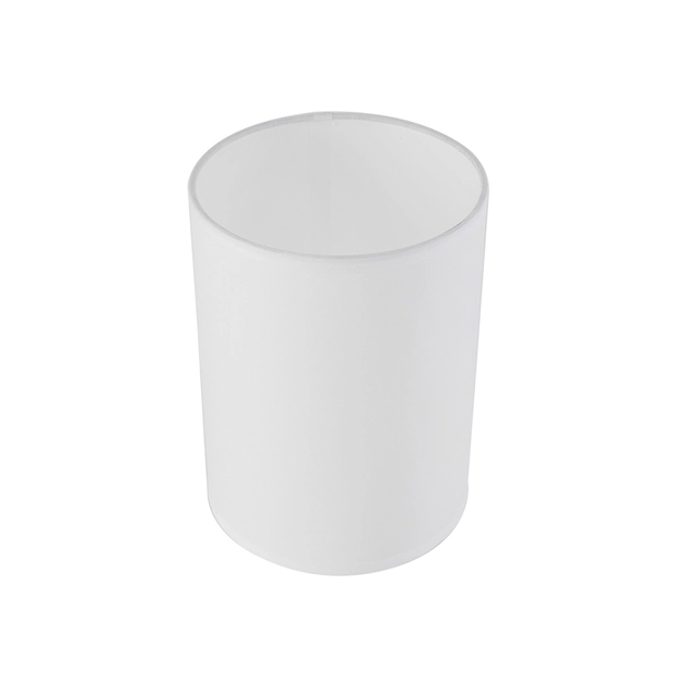 Cupula Cilindrica Para Abajur Plastico Branca 15cm