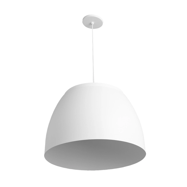 Pendente Aluminio Branco 45cm ZoE