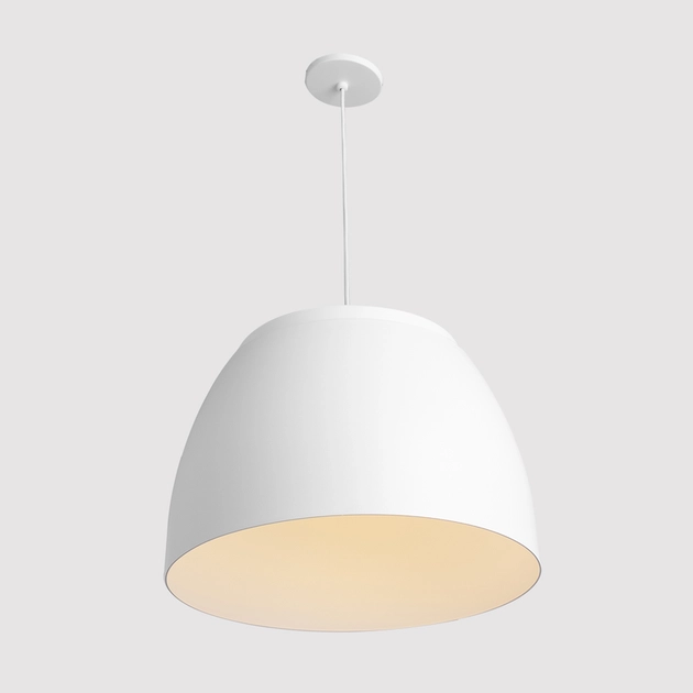 Pendente Aluminio Branco 45cm ZoE