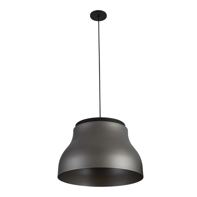 Pendente Aluminio Preto E Grafite 47cm Arua