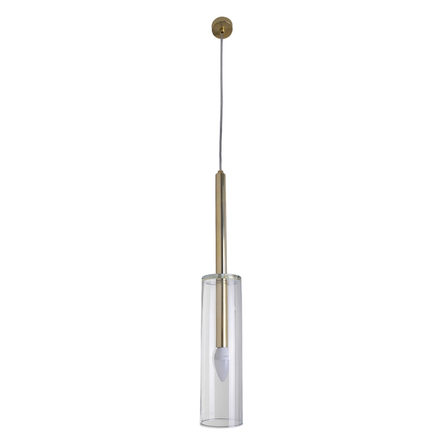 Pendente Vidro Aluminio Ouro Arbo