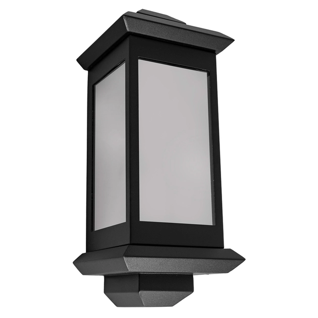 Arandela Vidro Aluminio Preto Toscana Trap Duo