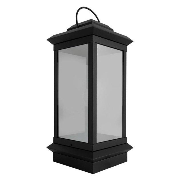 Luminaria De Piso Vidro Aluminio Preto Ip62 Toscana Trap