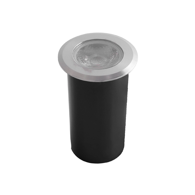 Embutido De Solo Led 10w 640lm 30 3000k Ip67 Aluminio Preto
