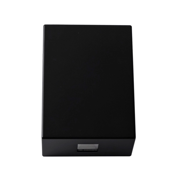 Arandela Led Preta 8w 90 3000k Ip65 Effekt