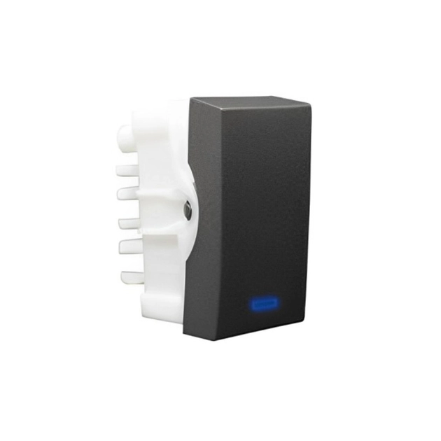 Modulo Interruptor Simples Led Preto Inova Pro Class