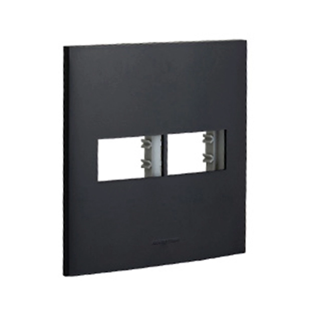 Placa 4x4 2 Modulos Preto Inova Pro Class