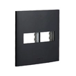 Placa 4x4 2 Modulos Preto Inova Pro Class