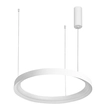 Pendente Led Metal Aluminio 36w 3000k Giro - BRANCO