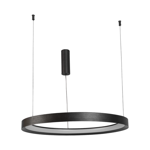 Pendente Led Metal Aluminio Grafite 36w 3000k Giro