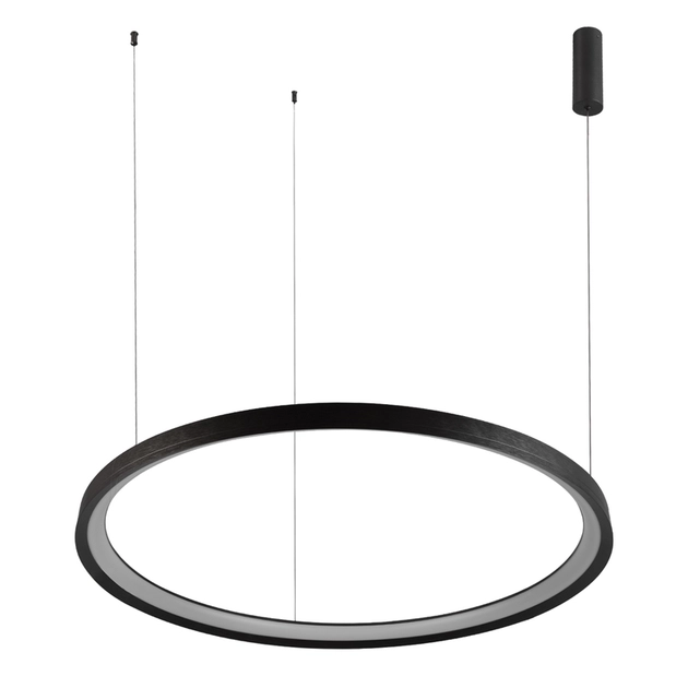 Pendente Led Metal Aluminio Grafite 60w 3000k Giro