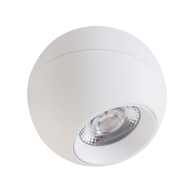 Spot Led Sobrepor Aluminio Branco 7w 24 3000k Iris
