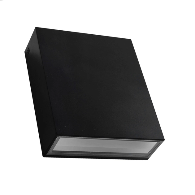 Arandela Led Preto 5w 260lm Ip65 3000k Wall Plus