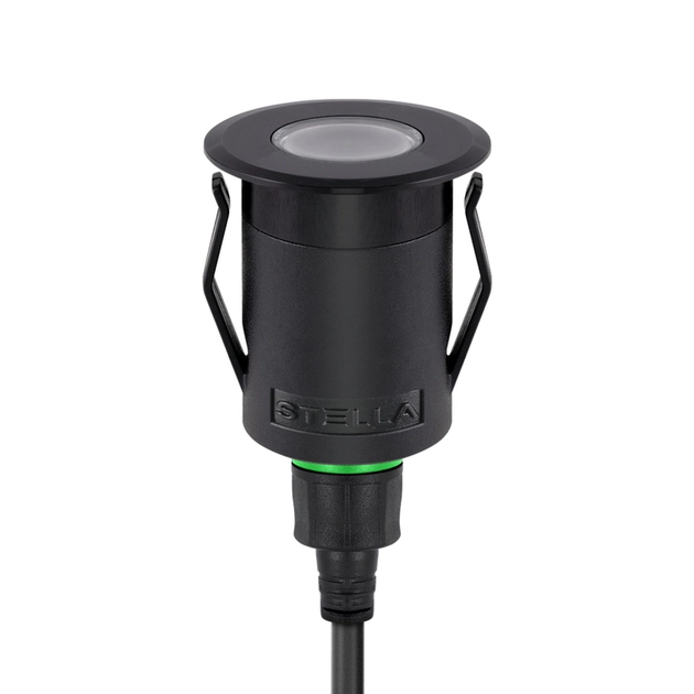 Embutido De Solo Led Preto 1w 24v 32 Ip67 3000k Way