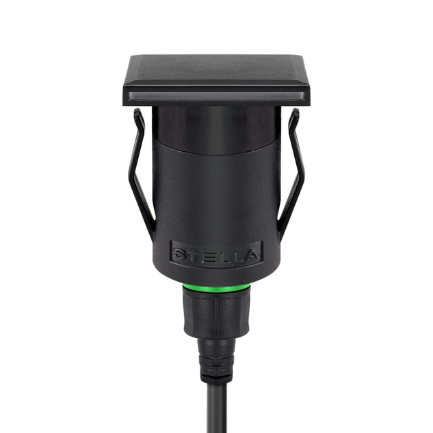 Embutido De Solo Led Preto 1,5w 80 24v 3000k Way Side