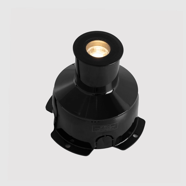 Embutido Solo Led Abs Preto 3w 250lm Ip67 3000k S.Ground