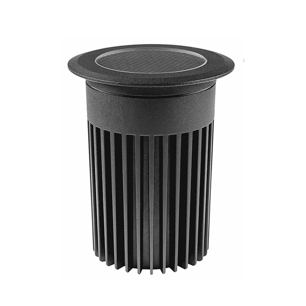 Embutido De Solo Led Aluminio Preto Ip67 18w 800lm 3000k