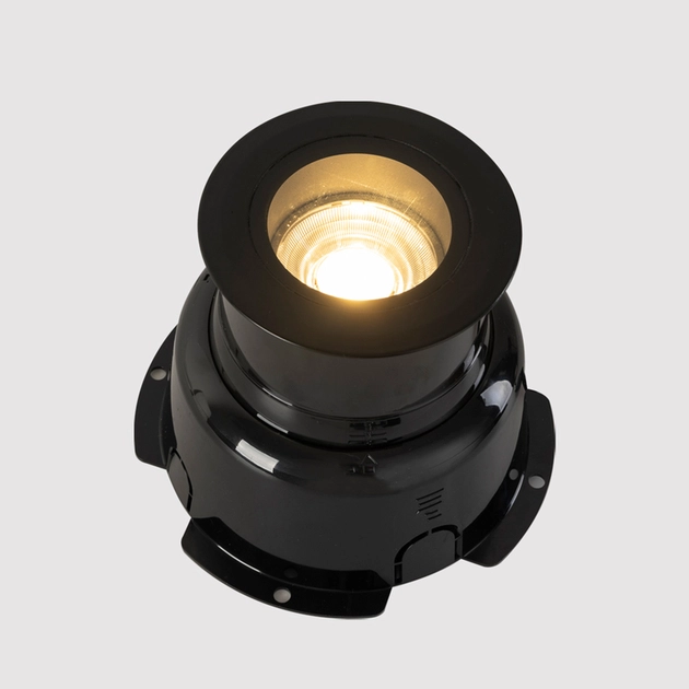 Embutido De Solo Led Preto 18,5w 36 3000k Ip67 S.Ground