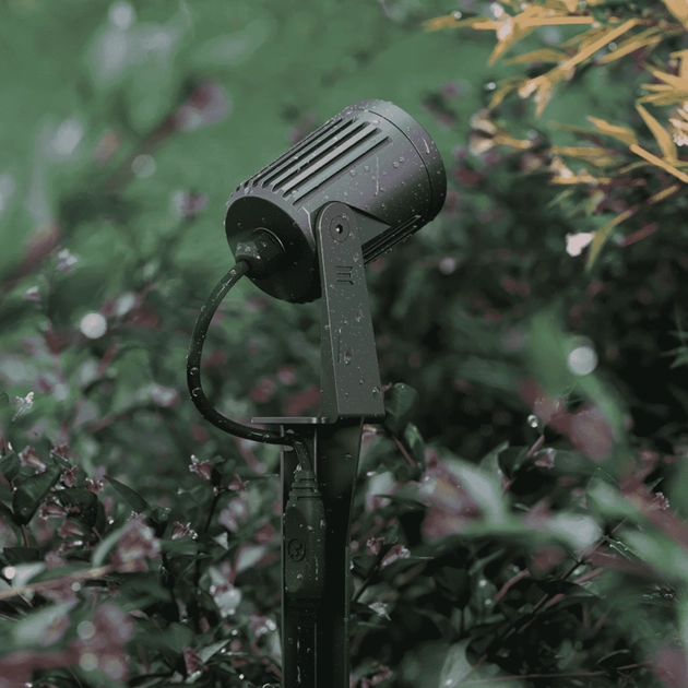 Espeto Led Aluminio Preto 11,5w 950lm Ip67 3000k S.Ground