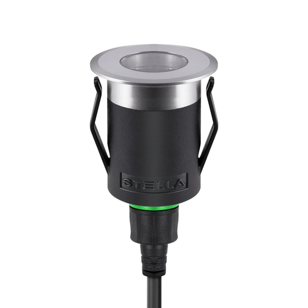 Embutido De Solo Led Prata 1w 24 24v Ip67 3000k Way