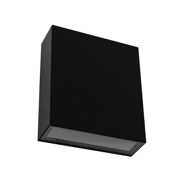 Arandela Led Preto 10w 520lm Ip65 3000k Wall Plus