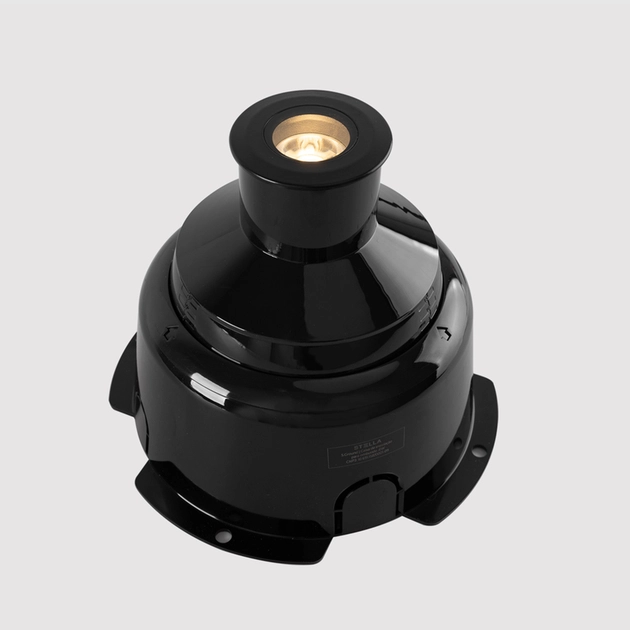 Embutido Solo Led Aluminio Preto 4w 36 3000k Ip67 S.Ground