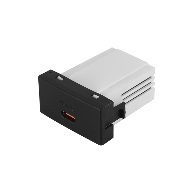 Modulo Tomada Carregador Usb Tipo C Preto Inova Pro Class